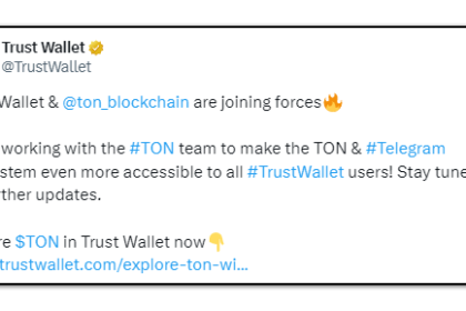 Ton Coin Surges 395 With Trust Wallet Partnership Coinaero.png