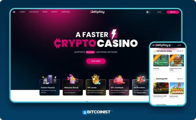 Betplay best btc casinos