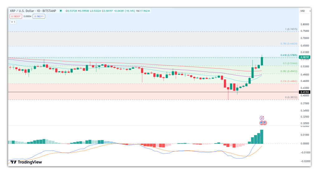 MAXD chart for XRP