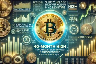 Bitcoin Supply Held By STH Hits Highest Level In 40 Months – Top Signal Or Trend Shift?