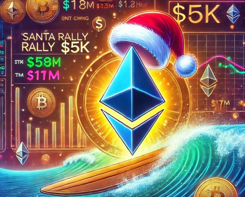 Pro-Crypto SEC Could See $ETH 'Santa Rally' $5K Pump; Raising $18M, Altcoin Crypto-All Stars Could Ride the Ethereum On-Chain Wave