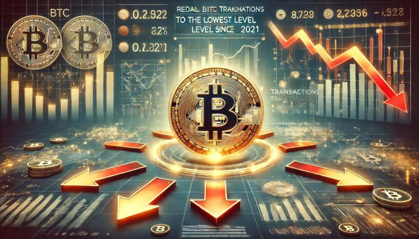 Retail Bitcoin Transactions Drop To Lowest Level Since 2021 – What This Means For BTC