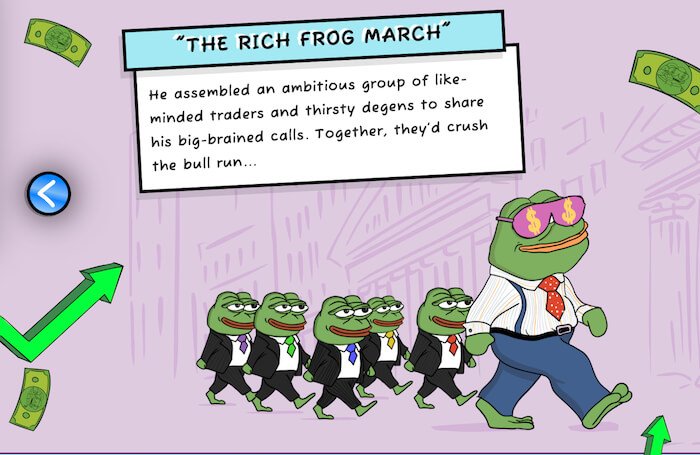 Wall Street Pepe $WEPE frog army