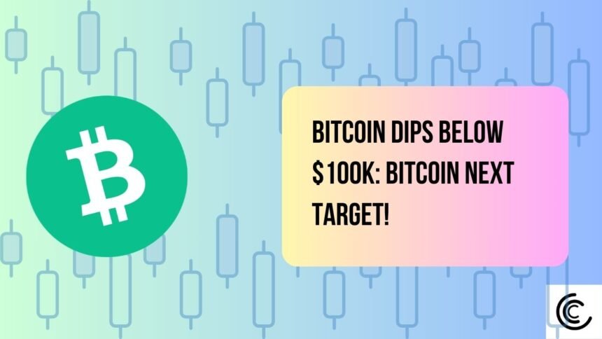 Bitcoin Dips Below $100k: Bitcoin Next Target!