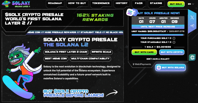 Solaxy website